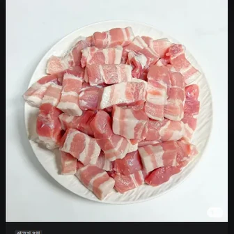 고기중독 한입 삼겹살 500g 4개(스페인산)