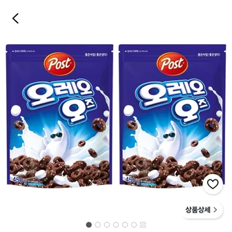 오레오오즈 시리얼, 450g, 2개