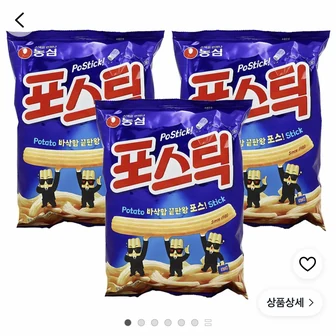 농심 포스틱 84g 3개