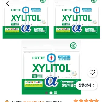롯데자일리톨 알파 오리지날 껌 리필, 102g, 3개 6,060원