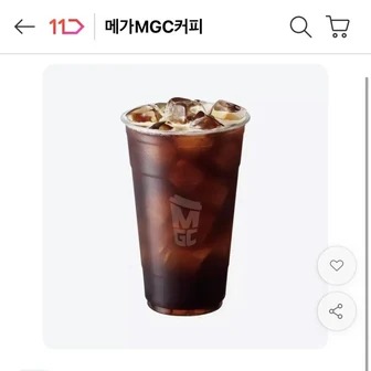 메가커피 아이스아메리카노 1,600원 (20%)