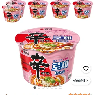 신라면 로제 큰사발면 108g, 6개 5,160원