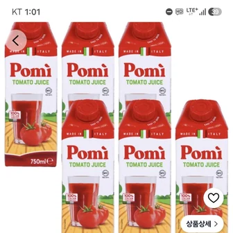 포미 토마토주스 토마토100% 750ml 6개 14,740원