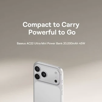 베이스어스 미니 보조배터리 45W 20000mAh $27.73