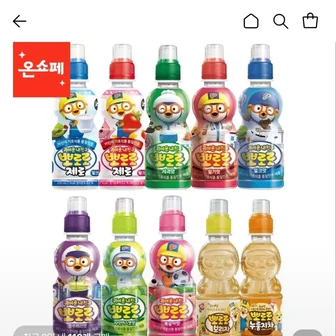 [롯데온] 뽀로로 음료수 제로 2종 포함 8종 10+10+10 30개 골라담기 (18,940원/무료)