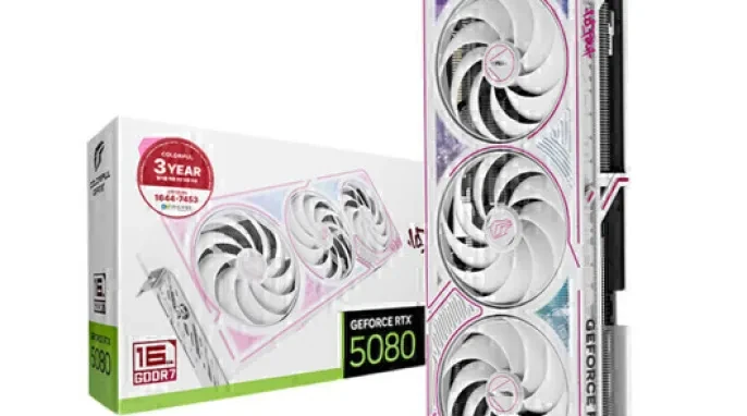 [지마켓] Colorful RTX 5080 Ultra White / Black OC D7 16GB