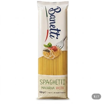 바네띠 터키 스파게티면 500g / ￦890