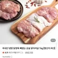 [네이버] 국내산 냉장 순살 닭다리살 정육 1kg (10,900원/네멤무배)