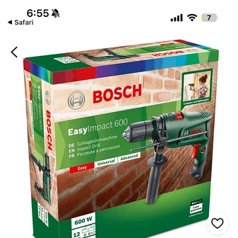 쿠팡) 보쉬 유선 해머드릴 EasyImpact 600, 1개 카드할인 20,610원