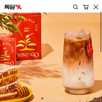 [카카오 톡딜] 도밍고 꿀홍차 20티백/40티백 (5,900원~/무료배송)