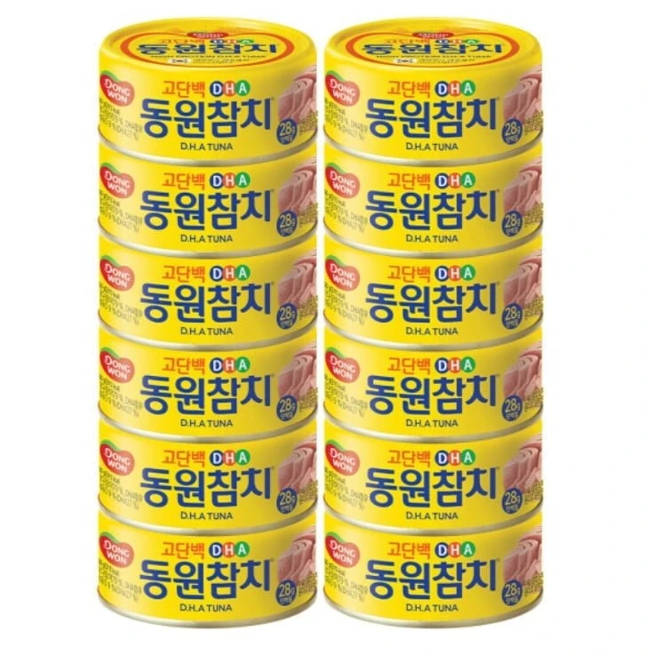[G마켓]동원 DHA 참치 150g 원터치 12캔 22,900원/무료