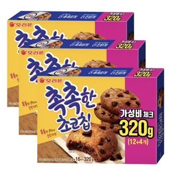 [지마켓] 촉촉한 초코칩 16개입 x 3박스 (9,900원/무료)