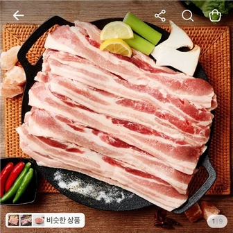 [토스쇼핑] 대용량 삼겹살, 1kg, 4팩(31,900원/무배)