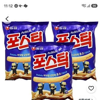 포스틱 과자, 84g, 3개