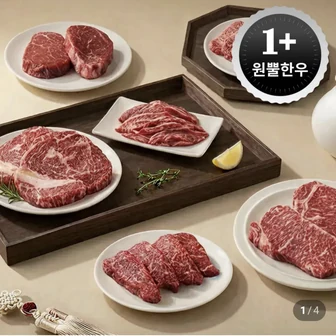 [네이버] 1+ 한우 불고기 250g (6,900원/4팩이상무료)