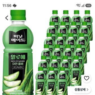 미닛메이드 알로에 주스, 350ml, 24개