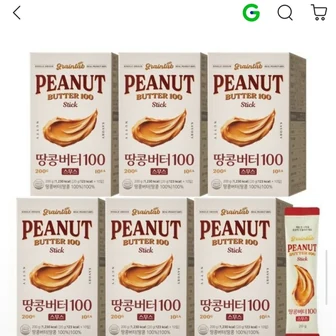 [G마켓] 그레인랩 땅콩버터100 스무스 스틱 60입 (11,960원/무료)