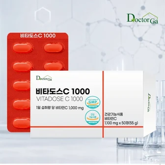 [네이버] 닥터가 비타도스C 1000 고함량 비타민C 50정 (3,000원/네멤무료)