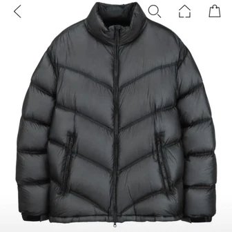 일꼬르소 26FW 쉐브론 화이트 구스 다운 외