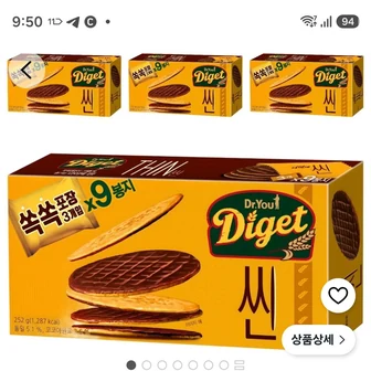 닥터유 다이제 씬, 252g, 4개