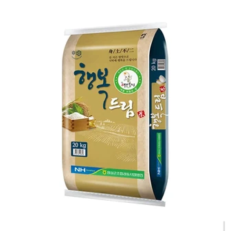 [네이버] 임실농협 26년 햅쌀 행복드림 해담 20kg 상등급 (59,700원/무료)