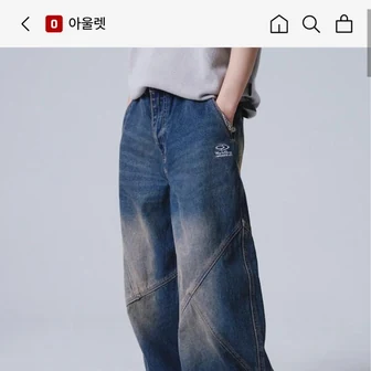트래블 밀 데님 리벳 벌룬 팬츠, 19,000원