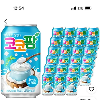 쿠팡)코코팜 화이트 요구르트, 340ml, 24개 11,840원