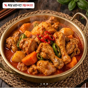 [카카오] 국내산 종로식 닭볶음탕 1.1kg 2팩 (18,900원/무료배송)