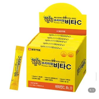 [네이버] 일양약품 팝핑 프리미엄 비타C 20포 (3,480원/네멤무배)
