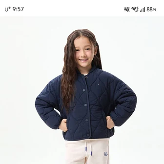 H패션) 타미키즈 웨이브 퀄팅 재킷 86,244원
