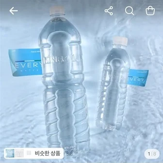 [토스] 에브리워터 무라벨 생수, 2L, 24개 (7,900/무료)