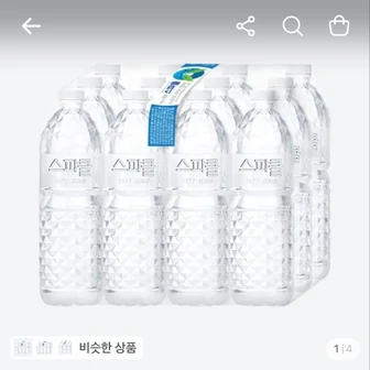 스파클 생수, 무라벨, 1L, 24개