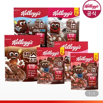 켈로그 시리얼 첵스 2개 + 첵스 딸기크런치 350g