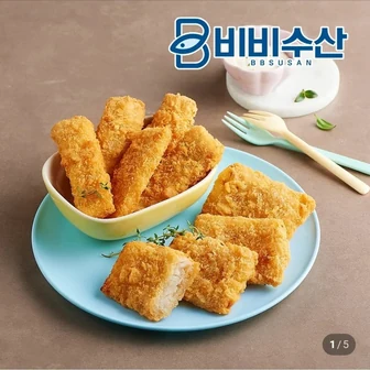 [네이버] 생선까스 피쉬핑거 순살 500g 2팩 (13,900원/네멤무배)