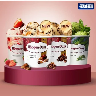 하겐다즈 파인트 4통