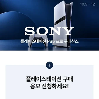 [기타] 플레이스테이션 PS5 프로 2TB 응모