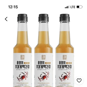 쿠팡) 홍영의 붉은대게 백간장 500ml, 3개 19,580원