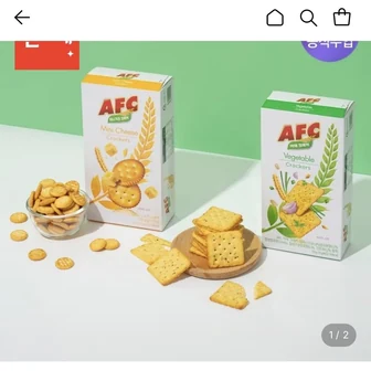 [롯데온] AFC 크래커 150g 야채 16개 (10,710원/무료)