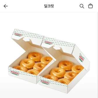 [롯데온] 크리스피크림도넛 오리지널 글레이즈드 하프더즌 1+1 (10,260원/무료)