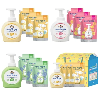 [지마켓] 아이깨끗해 핸드워시 본품 용기 490ml 본품 용기 1개+450ml 리필 3개 (11,700원/무료)